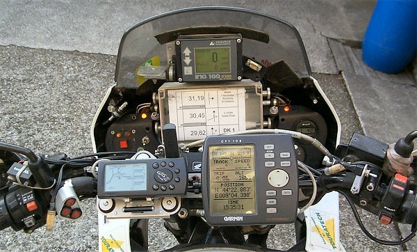 RB-Halter im Cockpit integriert